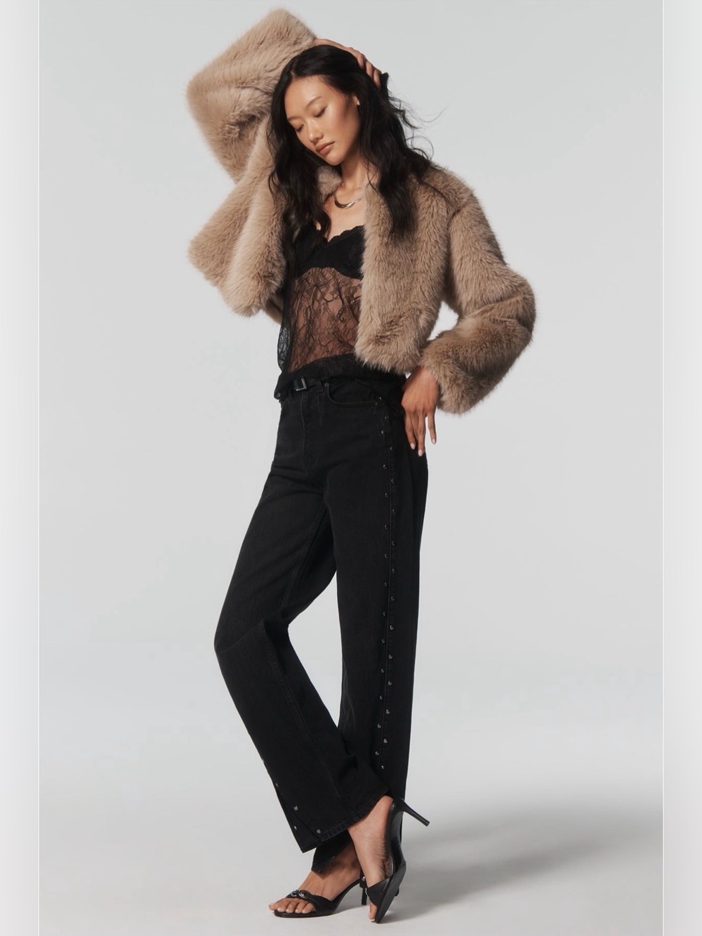 Reformation Cary High-Rise Slouchy Wide-Leg Jeans